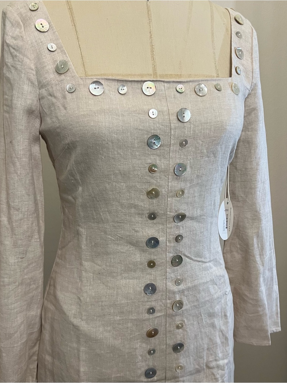 STAUD 100% Linen Dress - Picture 3 of 7
